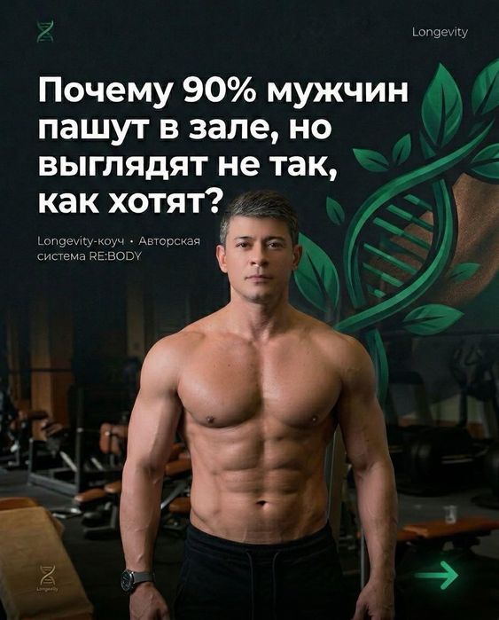 Тренировки + Питание + SPA. Система RE:BODY для занятых мужчин