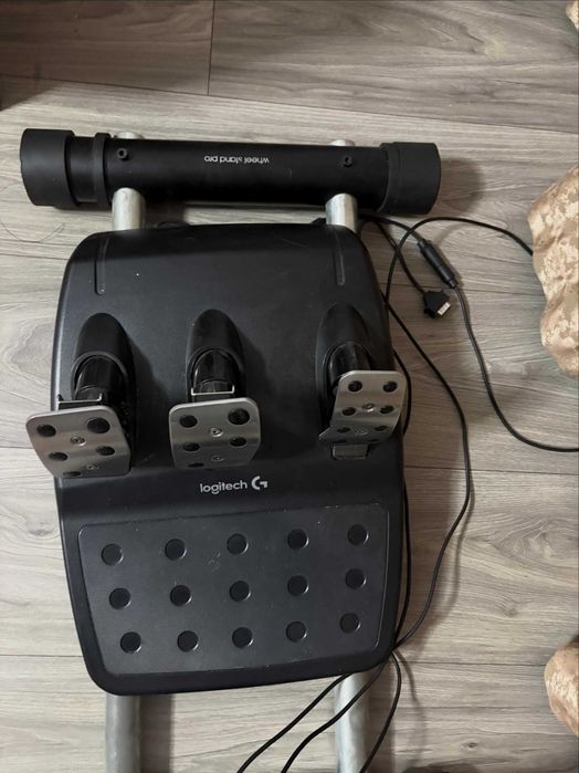 Pachet complet Sim Racing: Volan Logitech G920 + Shifter Custom + Frână de mână USB + Wheel Stand