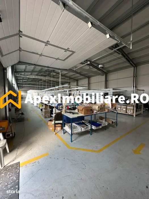 Hala Industriala Vest Ploiesti 550 mp + Birouri | Parcare 20 auto | Ac