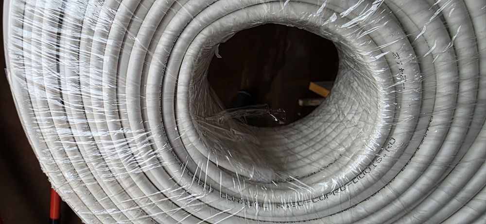 Rola 100 metri cablu coaxial cupru RG6U sigilat