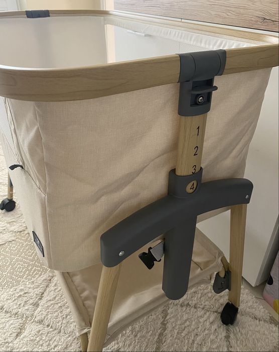 Бебешка кошара с подвижна преграда Cangaroo - Amo, бежова