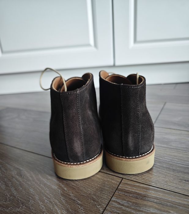 Нови Timberland и Hackett London мъжки кафяви обувки естествена кожа