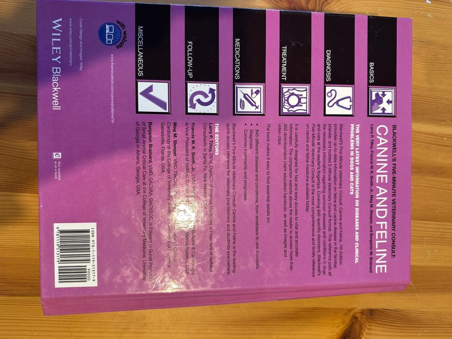 Blackwell’s Five Minute Veterinary Consult Canine and Feline Seventh Edition