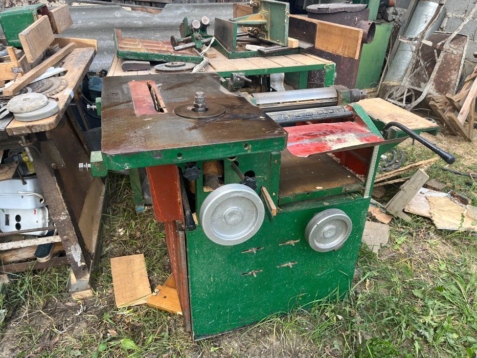 Пет операционна машина фрезови глави + дискове + циркуляр