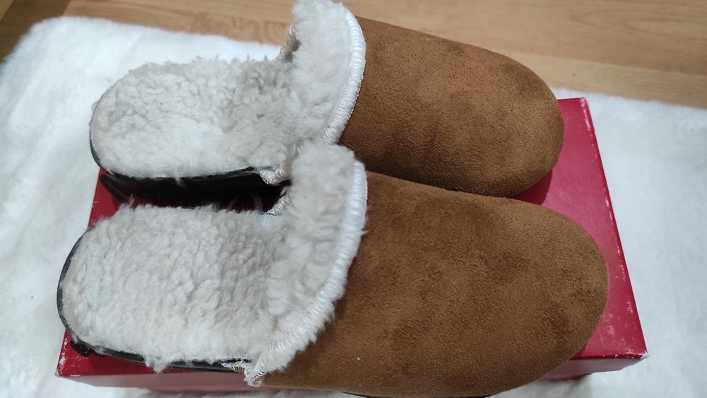 Дамски топли чехли номер 38