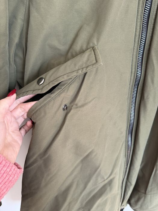 Зелено яке тип парка Zara