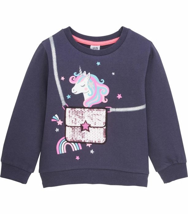 Детската блуза с красива декорация с еднорог