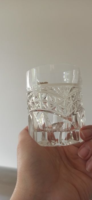 Кристални,масивни чаши