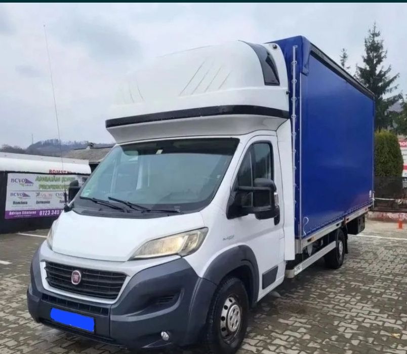 Închiriez Fiat Ducato Cu Prelata 2.3D 2019 - Ideal pentru transport