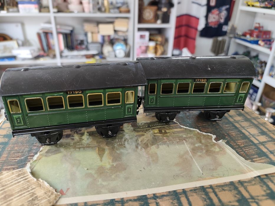 Механична играчка влак влакче Германия Marklin 880/2