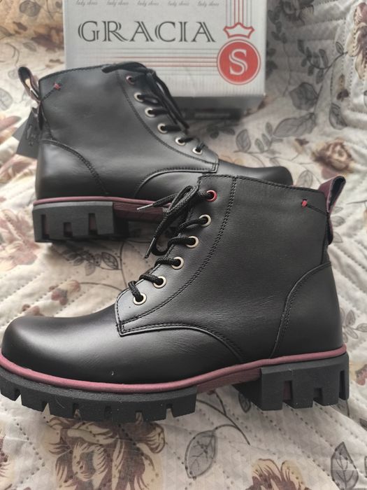 Нови Зимни боти естествена кожа номер 38 български