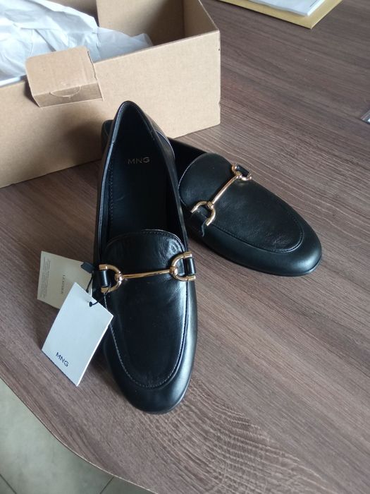 Пролетни обувки от естествена кожа