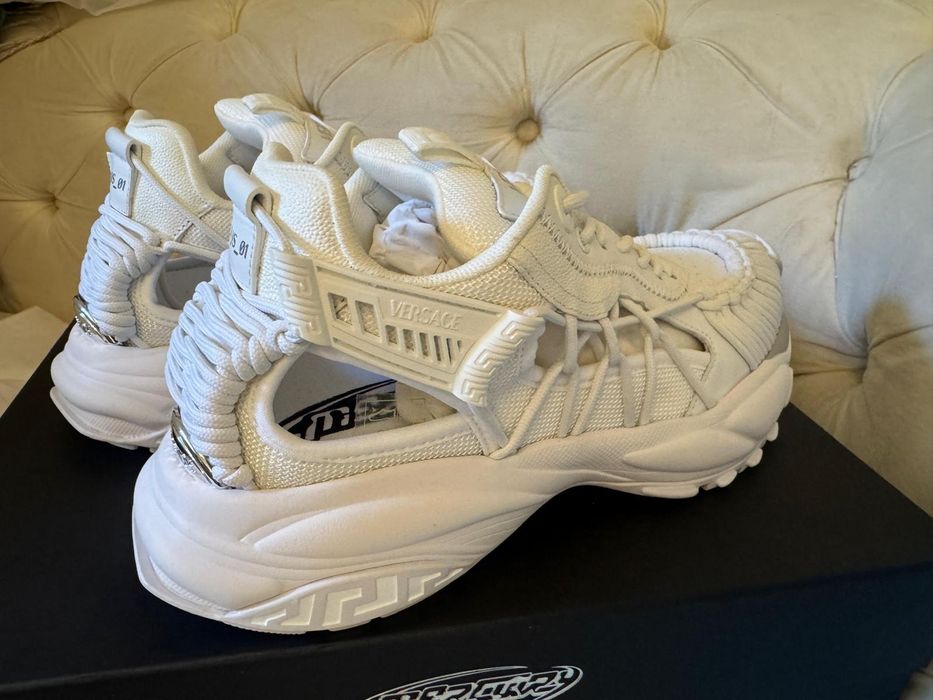 Adidasi Sneakers Versace Mercury Albi