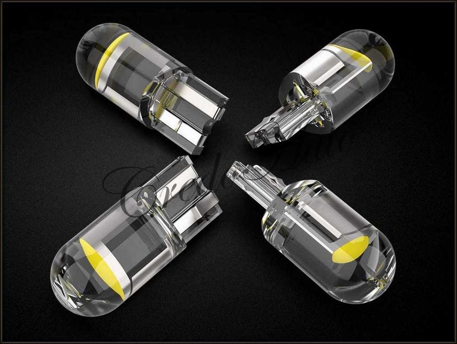 НОВО! T10 COB Crystal LED Габарити W5W 200lm