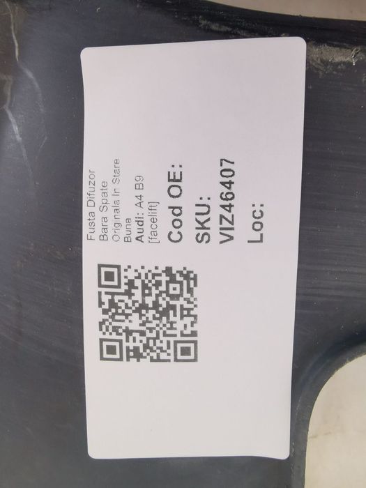Fusta Difuzor Bara Spate Audi A4 B9 [facelift] 2020 2021 2022 2023 202