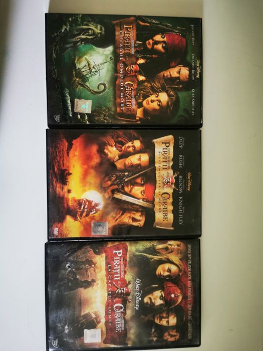 Dvd Pirații din Caraibe Serie