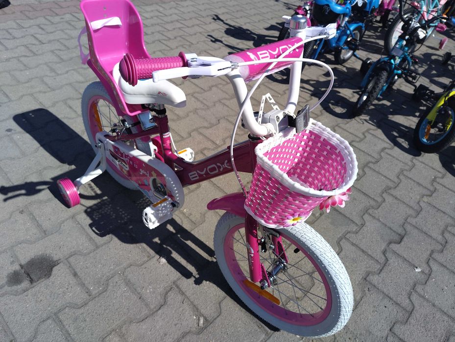 X Детски велосипед 16" CUPCAKE розов
