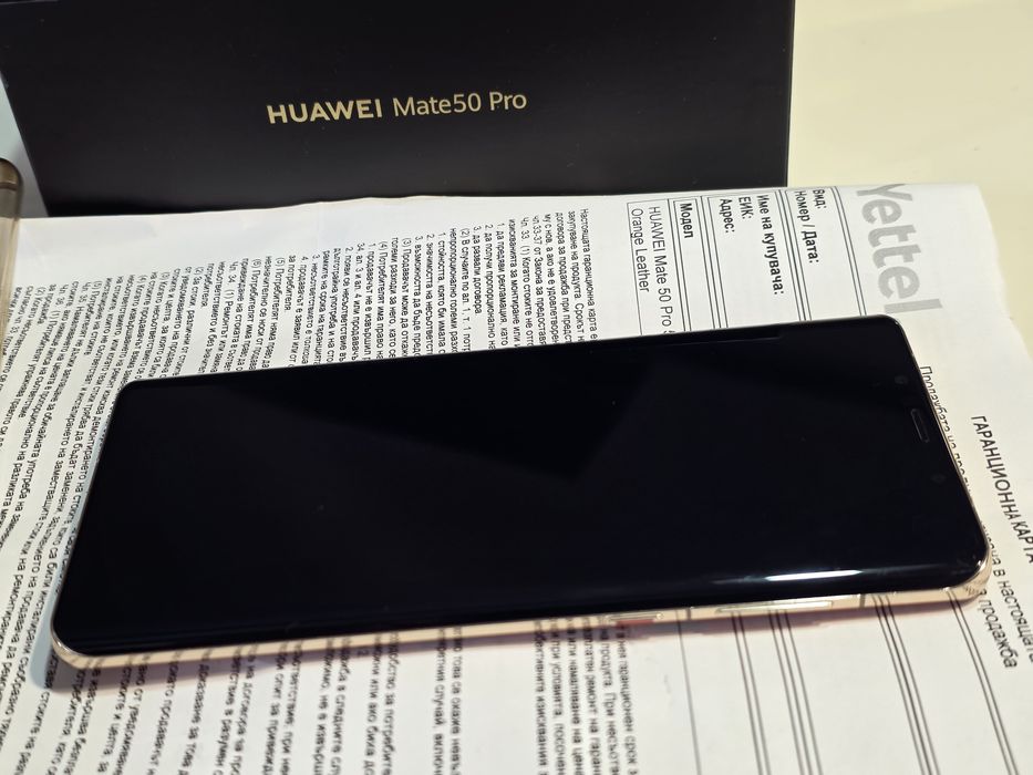 Huawei mate50 pro 512gb перфектно състояние неразличим от нов