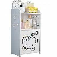 Нощно шкафче и етажерка за баня 2в1 Hello Kitty