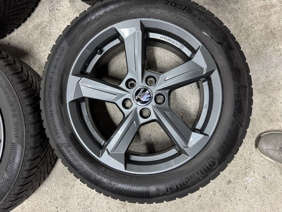 Jante Aliaj Skoda Audi VW 5x112. 205/55/16