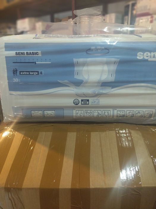 Vând 4pachete seni basic mărimea XL