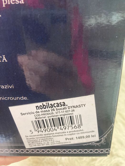 Serviciul 6 persoane Dynasty Nobila Casa Cluj