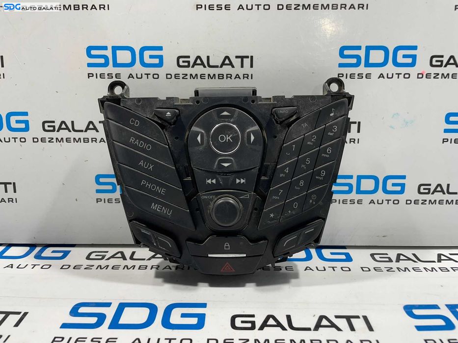 Panou Consola Comanda Buton Butoane Radio CD Player Telefon Ford Kuga 2 2012 - 2019 Cod CV4T-18K811-BC CV4T18K811BC [L4028]