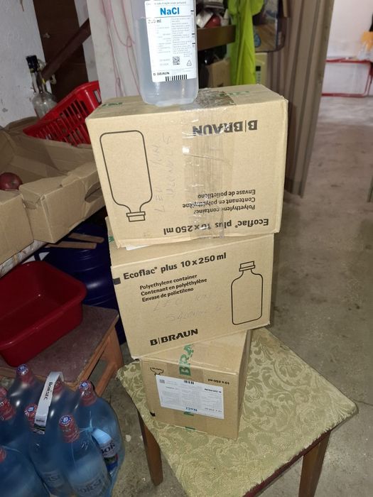 Ser fiziologic de 250 ml flaconul