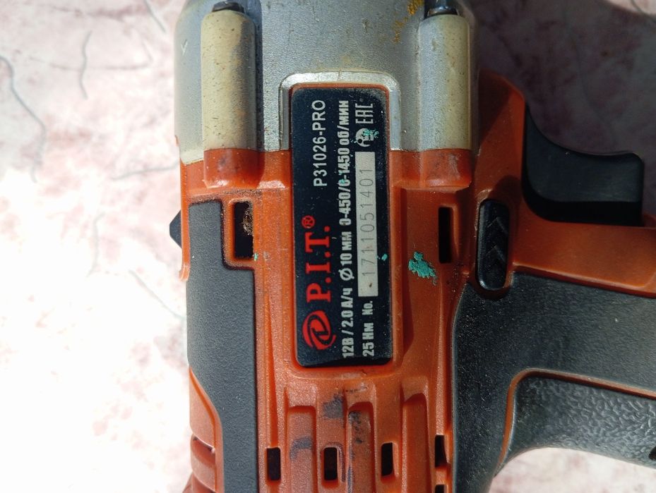 Шуруповёрт PIT полностью рабочий