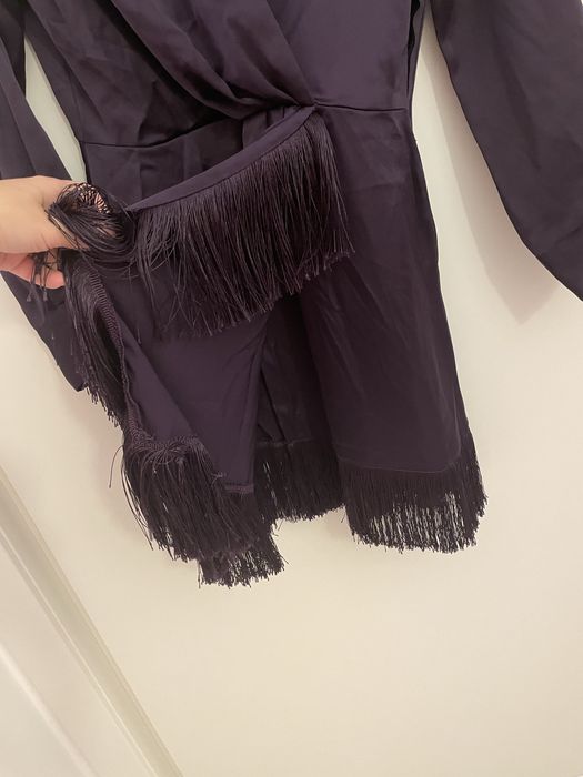 Rochie cu franjuri Zara S