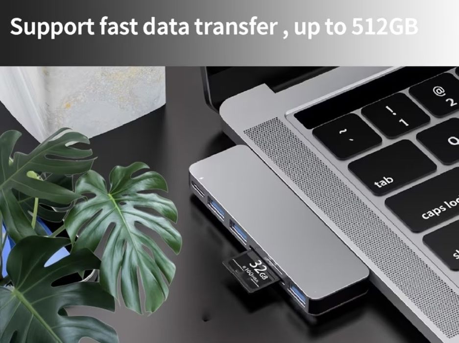 USB-C HUB адаптер за MacBook Pro / Air