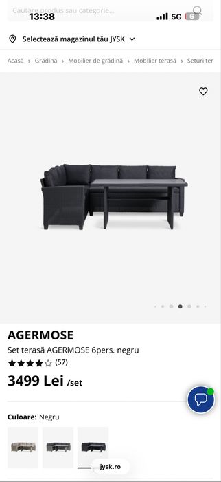 Vand SET Canapele si masa terasa ,gradina