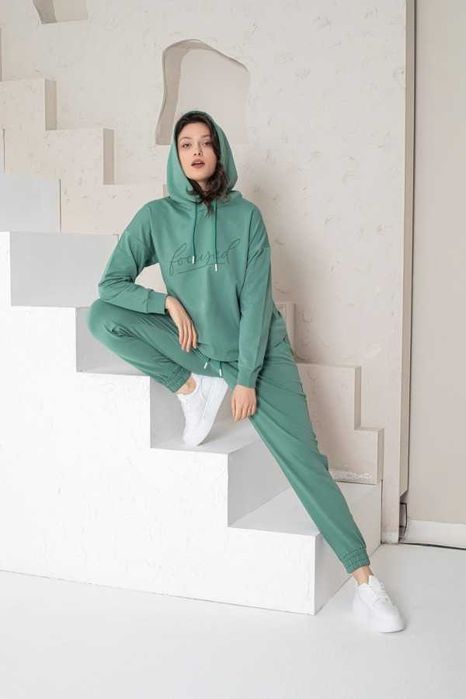 Trening Dama cu gluga, Bumbac, marimi S-4XL