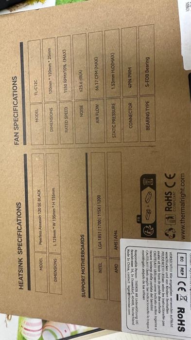 Cooler Peerless Assassin 120 SE Black nou nout