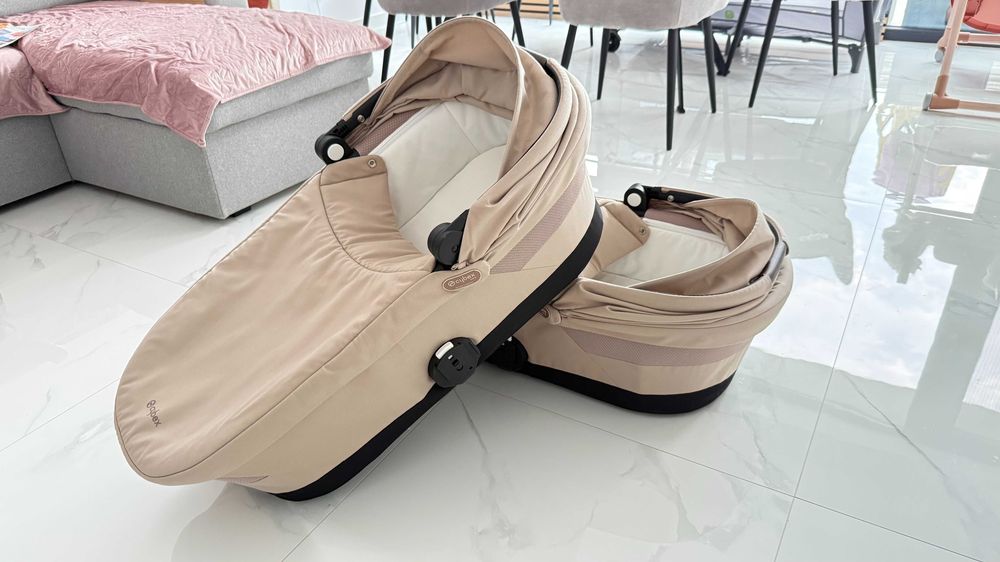 2 landouri CYBEX Gazelle S Almond Beige – Gazelle/e-Gazelle pentru gemeni