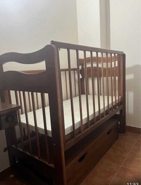 Детский манеж деревянный