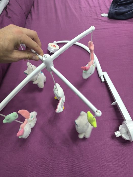 Carusel muzical mobil pentru patuț - Aiko & Yuki