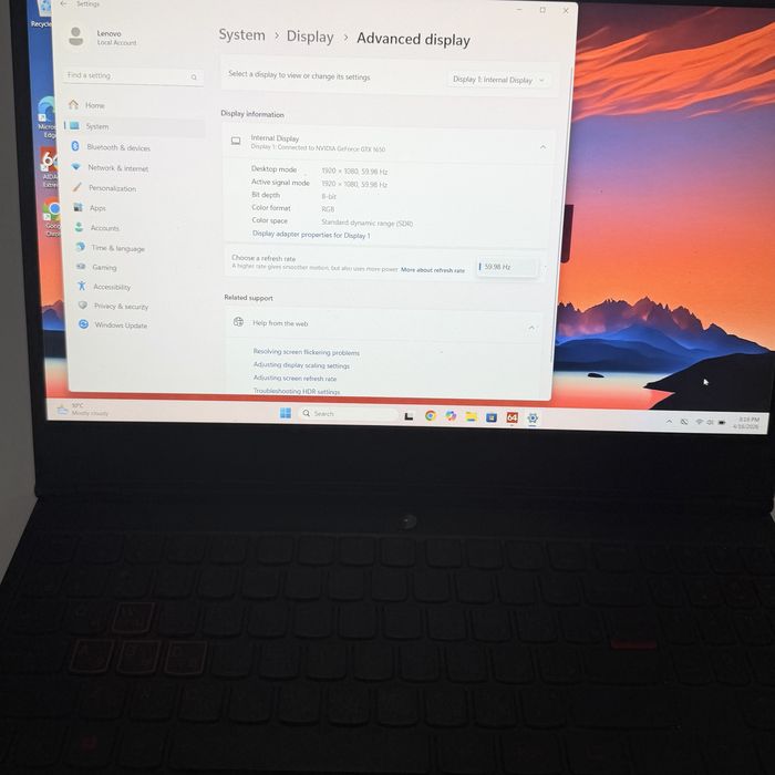Lenovo Legion Y540/i5-9300H/GTX 1650/512GB NVMe/12GB DDR4