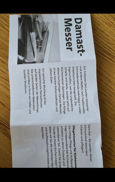 Cutit bucătărie damasc 67 straturi