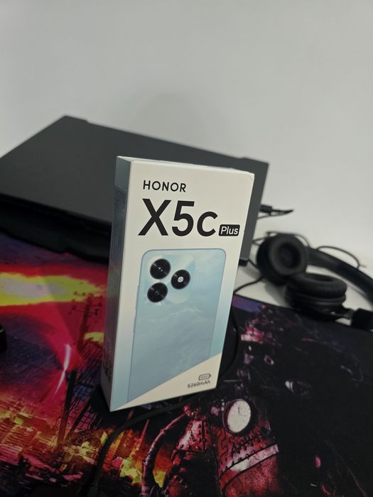 Telefon mobil Honor X5c Plus, 4GB RAM, 128GB, Midnight Black