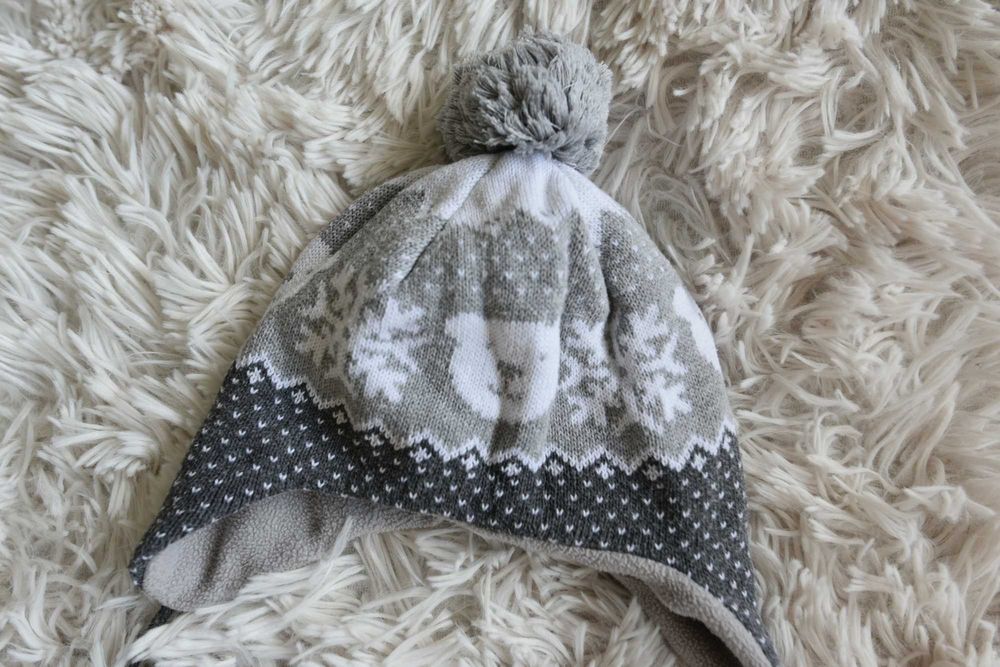 Бебешка зимна шапка и ръкавици HM