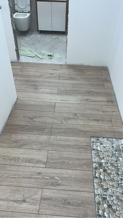 Укладка ламината плинтус