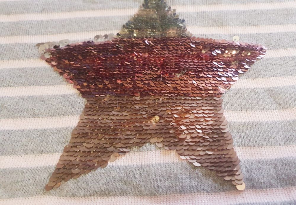 Джъмпер OKAIDI с пайети за момиче на 7-9 години