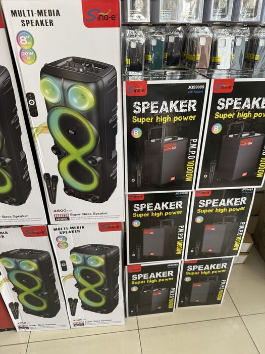 Музыкальна колонка караоке микрофон