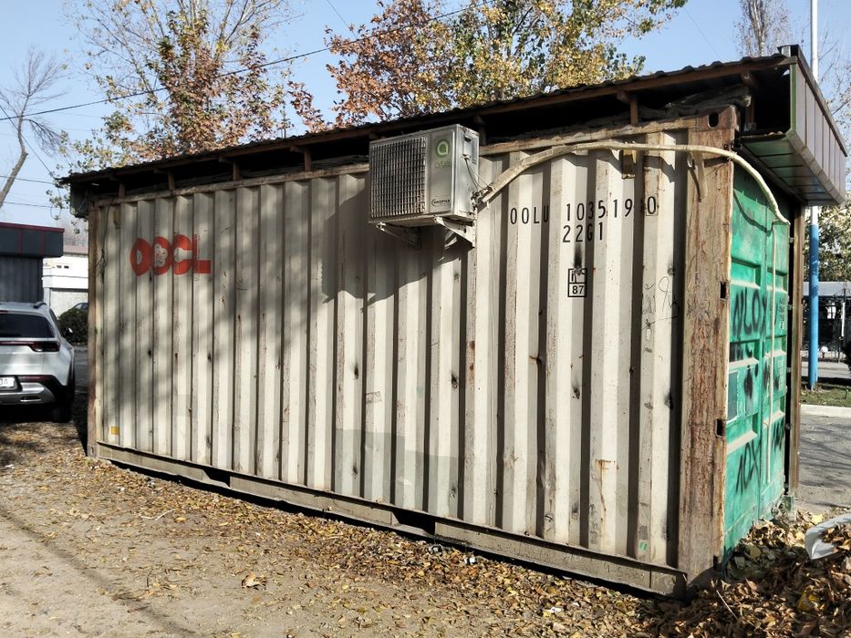 Srochno konteyner dòkon sotiladi ishlatishga tayyor