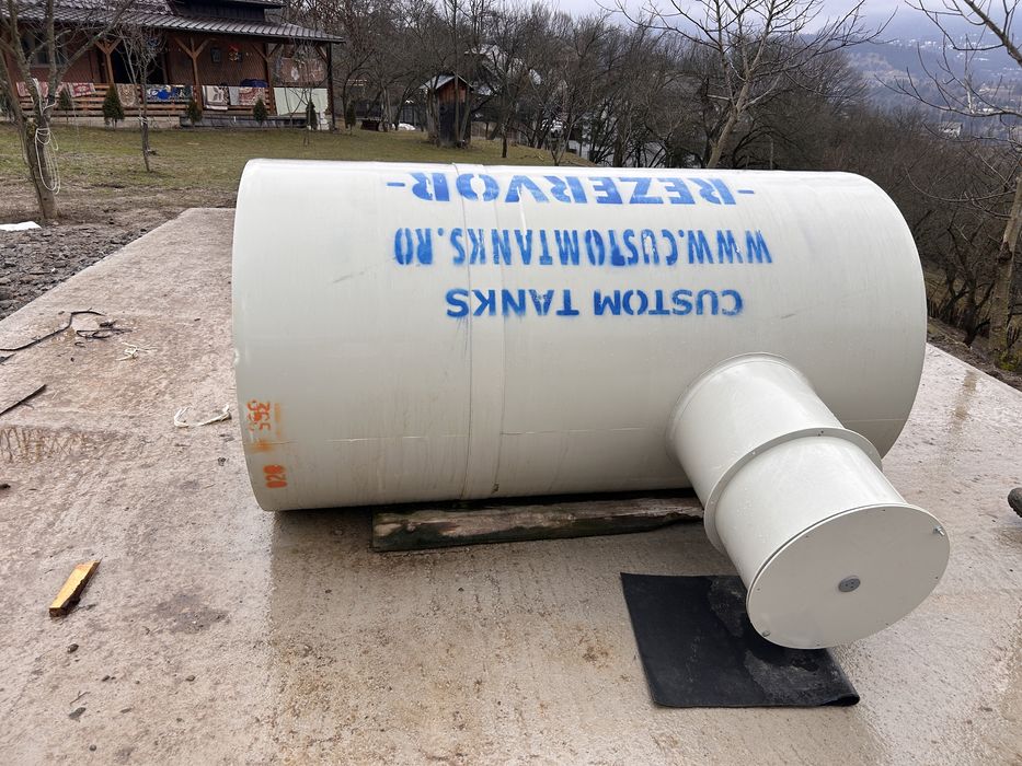 Rezervor fibră de sticlă Custom Tanks – fosă septică / bazin stocare