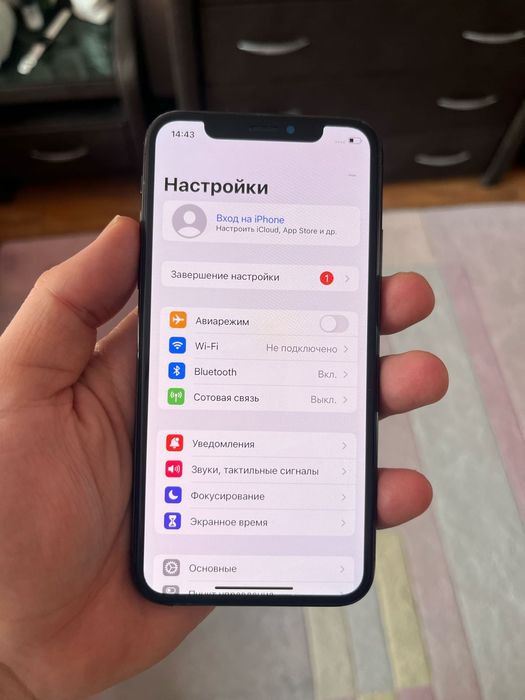 iPhone X 64gb black 100%