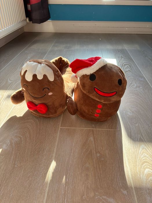 Papuci de casa de craciun