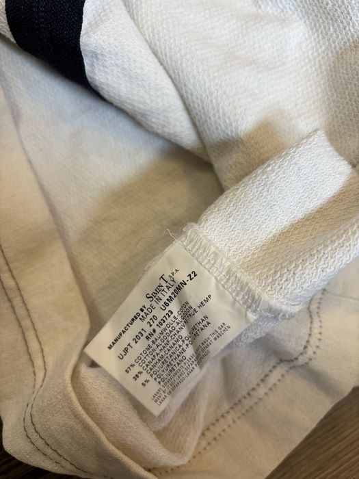 Jacheta cu glugă Armani Jeans made Italy cotton Hemp cânepă retro