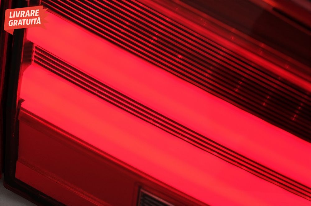 Stopuri LED BMW Seria 3 F30 (2011-2019) Rosu Clar LCI Design cu Semnal